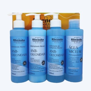 KIT FACIAL ANTI OLEOSIDADE 4PÇS RHENUKS