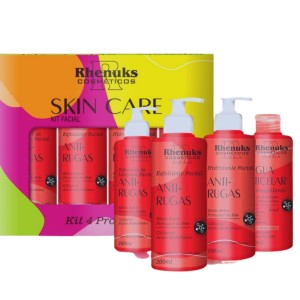 KIT FACIAL ANTI RUGAS 4PÇS RHENUKS