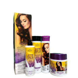 KIT TRATAMENTO LEITE CAPILAR 4PÇS BELLCORPUS